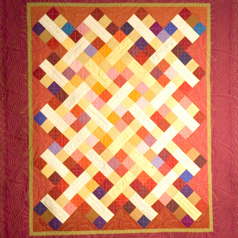 Chorale's birthday quilt, front